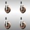 Service Caster 5 Inch 316SS High Temp Glass Filled Nylon 1 Inch Expanding Stem Caster Set SCC-SS316EX20S514-GFNSHT-1-4 - alternate 3